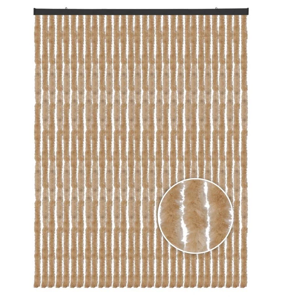 Arsvita Türvorhang Flauschvorhang Beige Insektenschutz - Bild 2