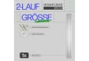 Bestlivings Gardinenschiene Innenlauf Komplettset Weiß Bild 1