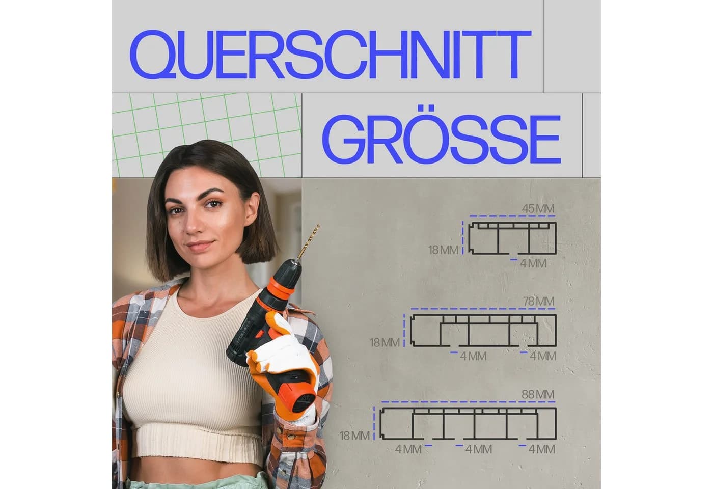 Bestlivings Gardinenschiene Innenlauf Komplettset Weiß - Bild 3
