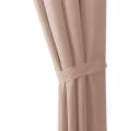 Bestlivings Vorhang 2er Set blickdicht mit Schlaufen Grau Beige Bild 3