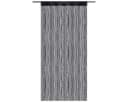 Bestlivings Fadenvorhang Schwarz Metall-Optik Stangendurchzug Bild 2