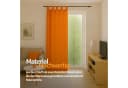 Bestlivings Vorhang "Ellen" Orange mit Schlaufen blickdicht Bild 1