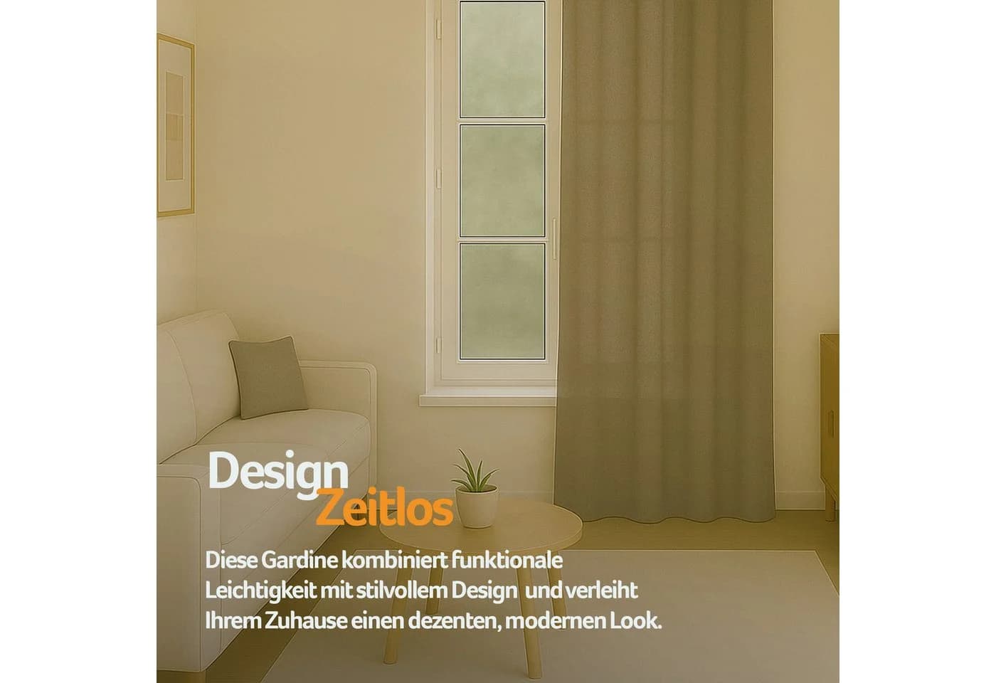 Bestlivings Vorhang Ellen mit Ösen Blickdicht Einfarbig - Bild 5