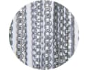 Bestlivings Fadenvorhang Grau Silber Metall-Optik Stangendurchzug Bild 5