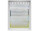 Bestlivings Vorhang mit Schlaufen Transparent Grau Raffoptik Küchengardine Bild 1