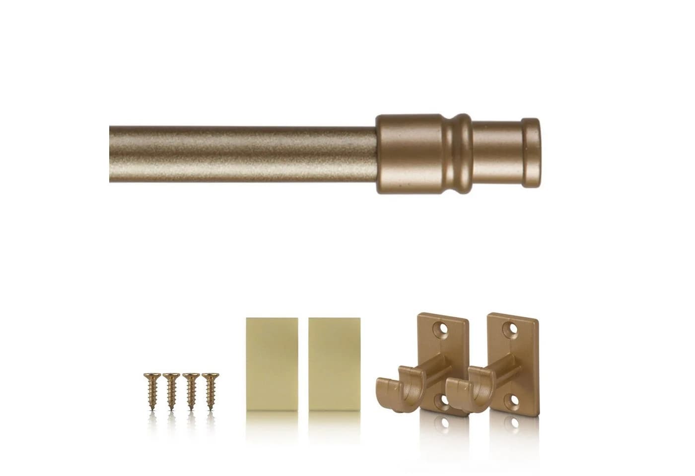 Bestlivings Caféhausstange Edelstahl Gold 12mm Ausziehbar - Bild 2