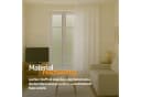 Bestlivings Vorhang Ellen blickdicht Weiß Universalband Microsatin Bild 1