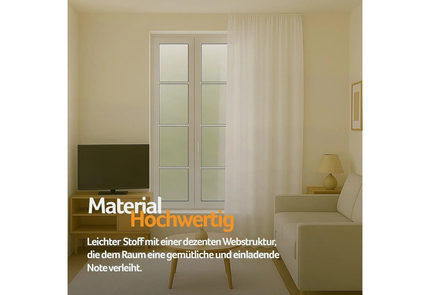 Bestlivings Vorhang Ellen blickdicht Weiß Universalband Microsatin