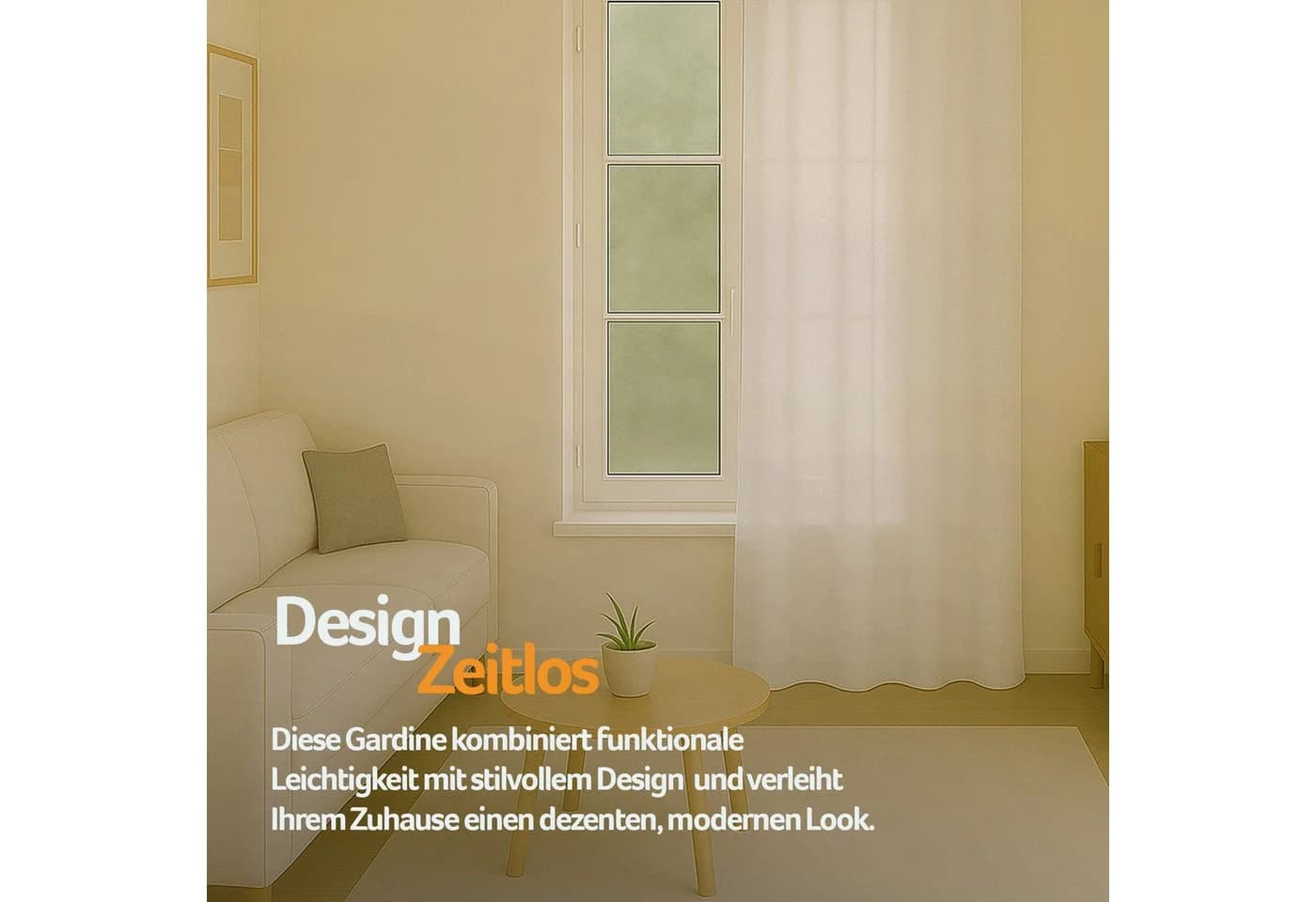 Bestlivings Vorhang Ellen blickdicht Weiß Universalband Microsatin - Bild 5