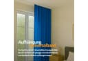 Bestlivings Vorhang Ellen Blickdicht mit Universalband Polyester Blau Bild 3