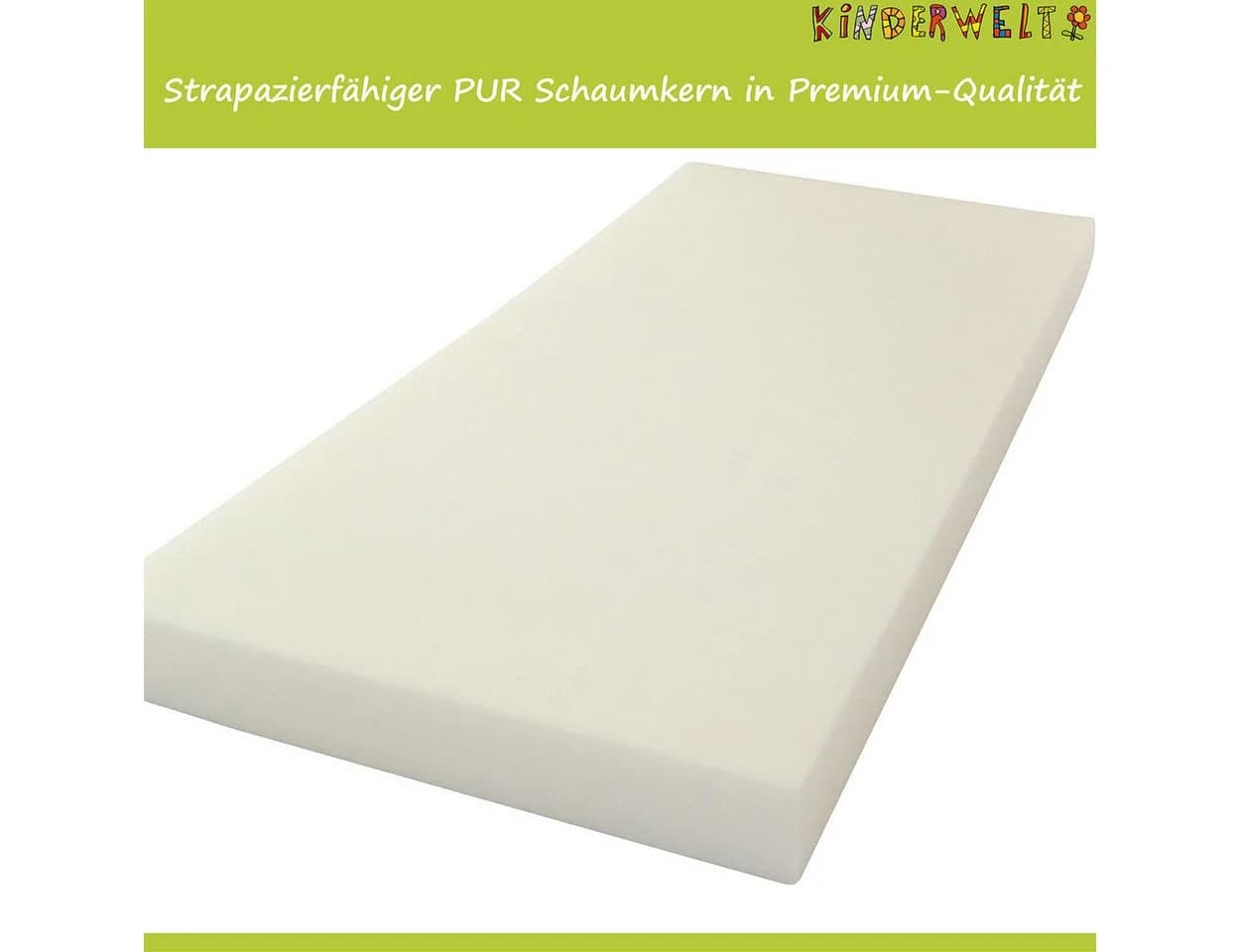 KiNDERWELT Schaumstoffpolster 120x80x8 cm Vielseitig Antiallergisch