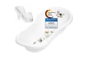 KiNDERWELT Babybadewanne XXL 100 cm mit Badesitz Weiß Bild 2