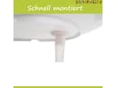 KiNDERWELT Babybadewanne Ablaufschlauch mit Stöpsel, 100 cm, transparent Bild 1
