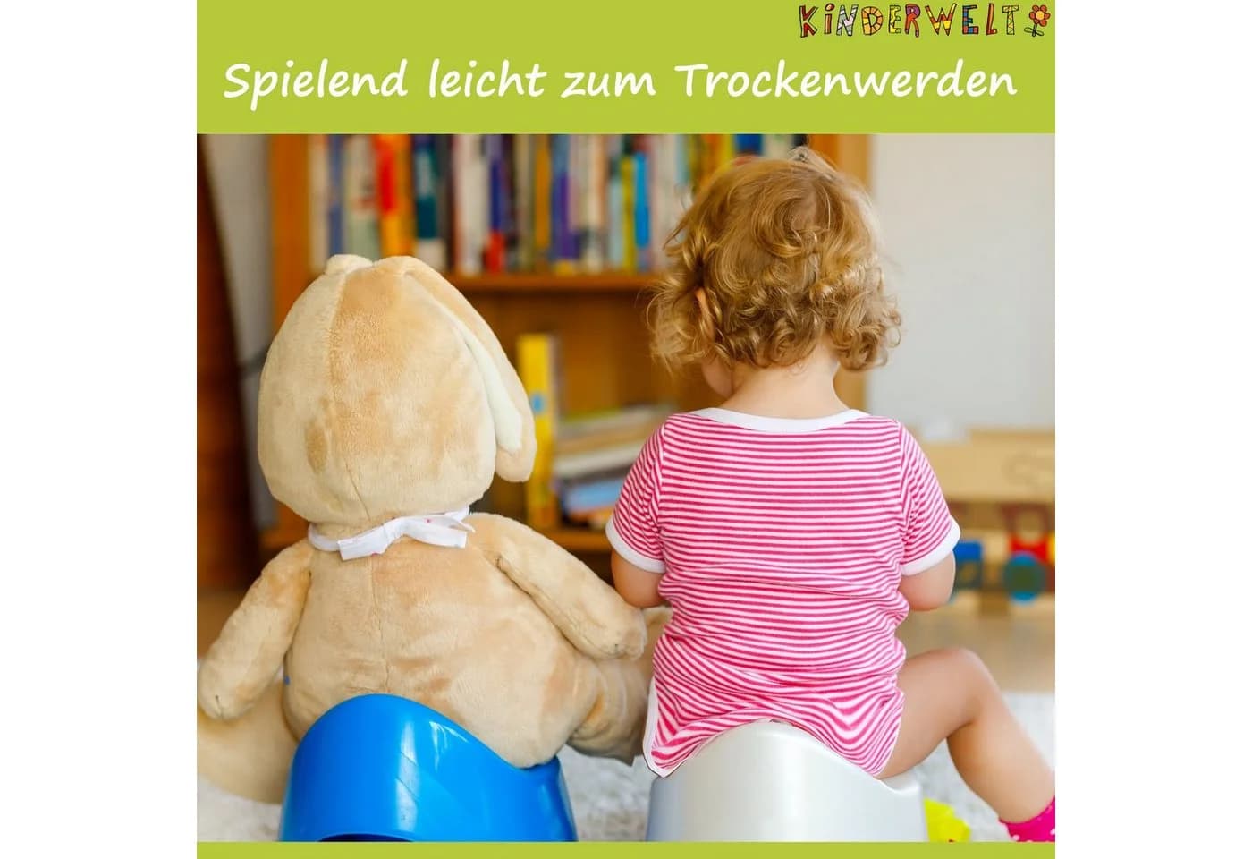KiNDERWELT Funny Farm 3er Set Toilettensitz + Tritthocker + Babytopf
