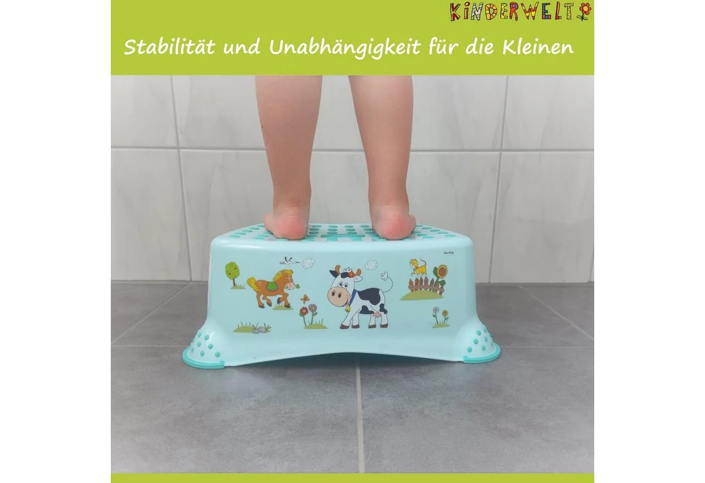 KiNDERWELT Funny Farm 3er Set Toilettensitz + Tritthocker + Babytopf - Bild 4
