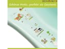 KiNDERWELT Babybadewanne Premium Funny Farm aquamarin XXL Bild 1