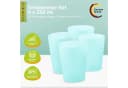 KiNDERWELT Trinkbecher Set 4x 250ml Aquamarin Kunststoff BPA-frei Bild 1