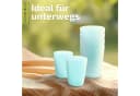 KiNDERWELT Trinkbecher Set 4x 250ml Aquamarin Kunststoff BPA-frei Bild 3
