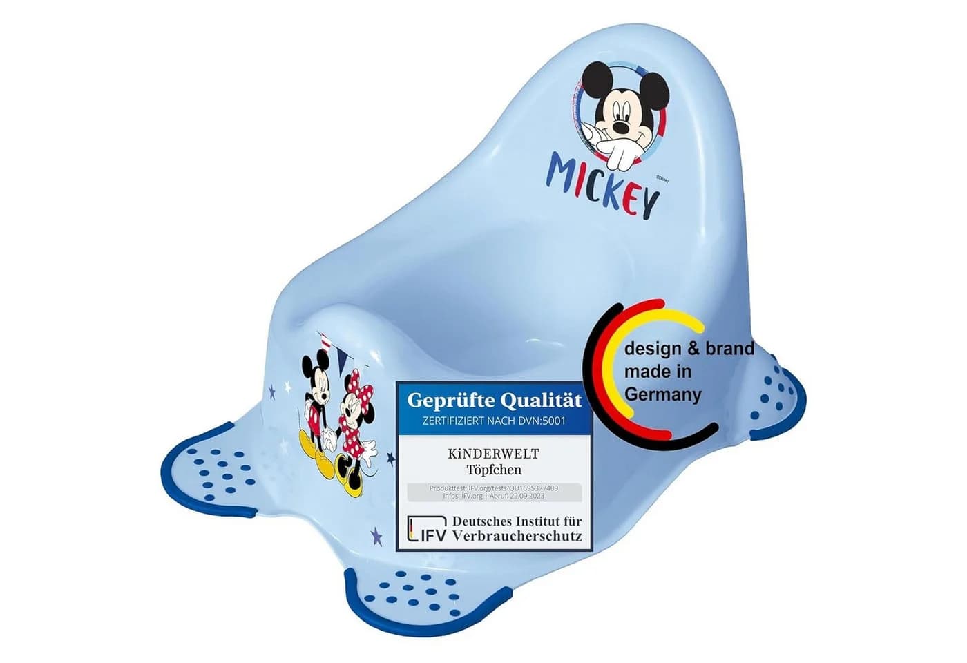 KiNDERWELT Töpfchen Disney Micky Maus blau für Babys und Kinder - Bild 2