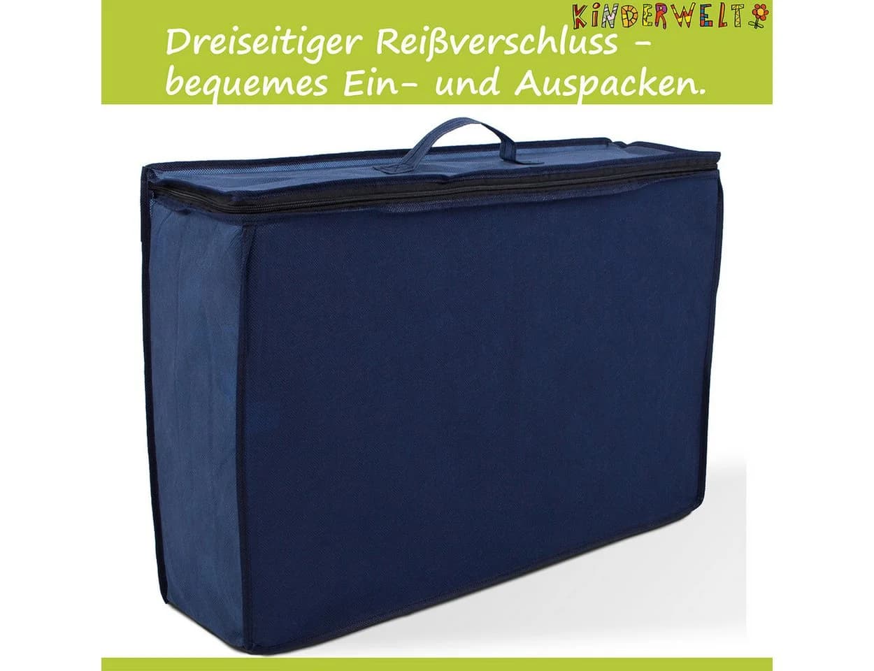 KiNDERWELT Aufbewahrungstasche Blau 2er-Pack PP-Vlies - Bild 4