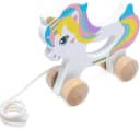 KiNDERWELT Nachziehspielzeug Einhorn aus Holz Bild 2