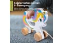 KiNDERWELT Nachziehspielzeug Einhorn aus Holz Bild 3