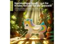 KiNDERWELT Nachziehspielzeug Einhorn aus Holz Bild 5