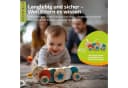KiNDERWELT Stoffpuppe Nachziehspielzeug Raupe aus Holz Bunt Bild 4