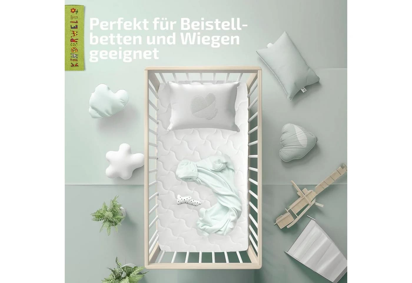 KiNDERWELT Babymatratze 40x90x10 cm - Bild 3