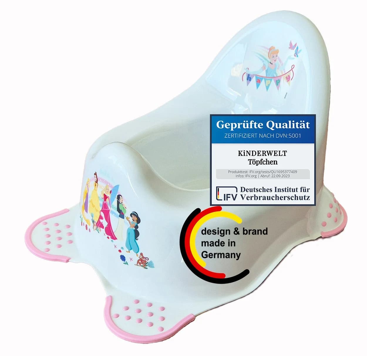 KiNDERWELT Premium Töpfchen Prinzessin Design Weiß - Bild 2