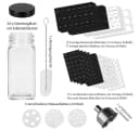 VonBueren Gewürzglas-Set 24-tlg. Schwarz Transparent mit Edelstahldeckel Bild 1