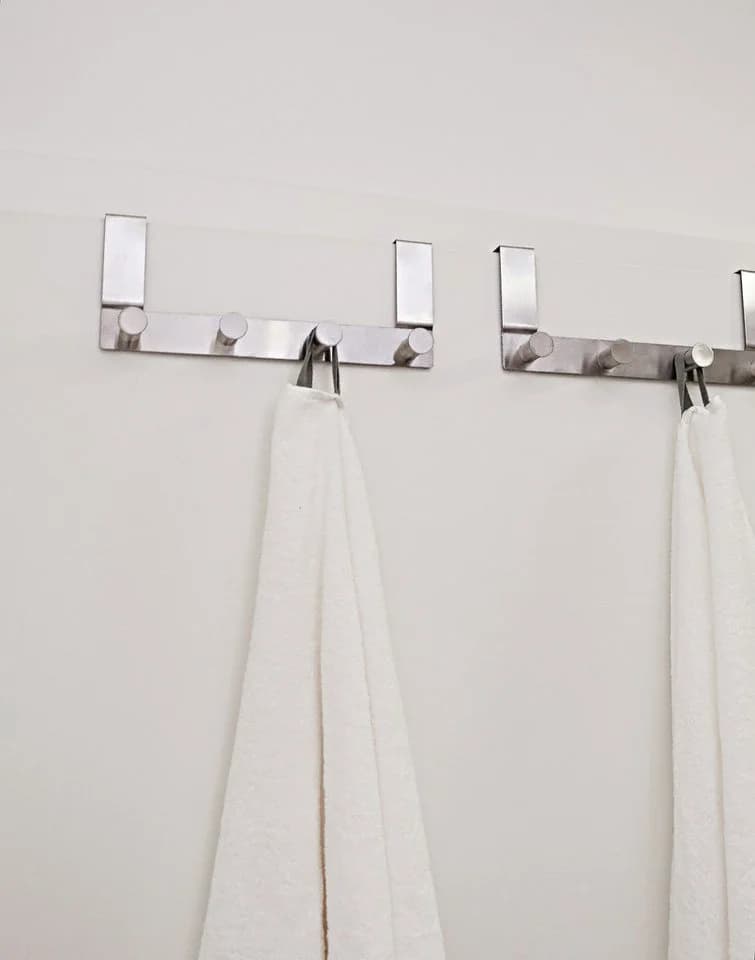 VonBueren Türgarderobe Edelstahl Silber Zum Einhängen - Bild 3