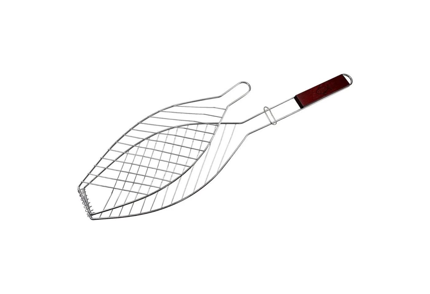 VonBueren Fisch-Grillhalter mit Holzgriff - Bild 5