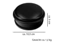 VonBueren Türstopper 4er Set Schwarz Edelstahl Bild 1