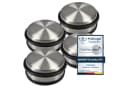 VonBueren Türstopper 4er Set 1,2 kg Edelstahl Bild 2