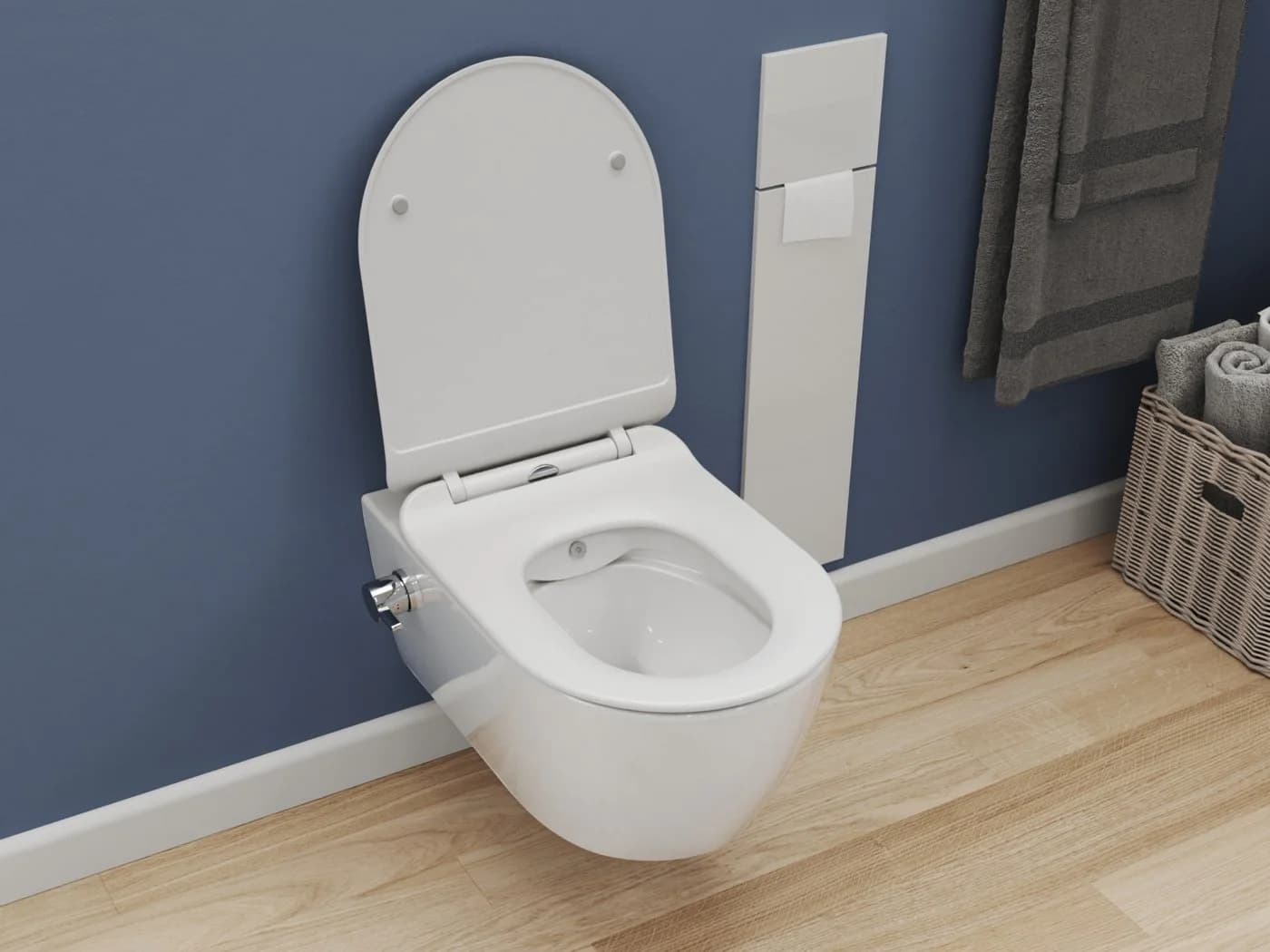 SSWW Dusch-WC wandhängend mit Softclose WC-Sitz Taharet-Set - Bild 4