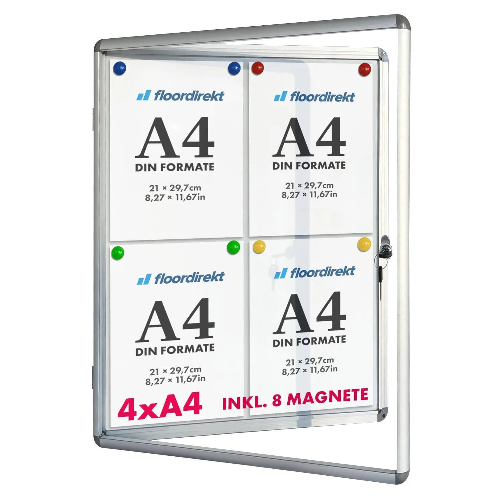 Master of Boards Schaukasten Innen Premium 4 x A4