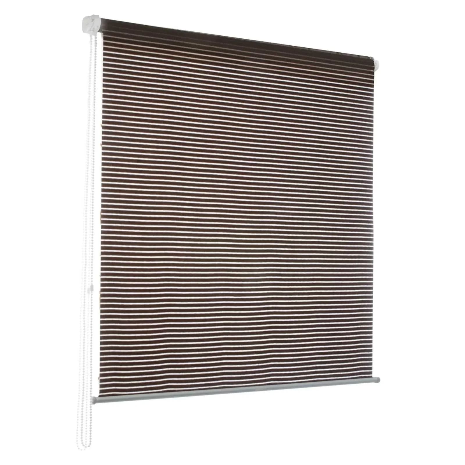 casa pura Mini Fashion Rollo Deluxe Stripe Braun Sichtschutzrollo