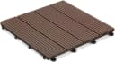 casa pura Klickfliese WPC Royal Dunkelbraun 30x30 cm mit Drainage Bild 2