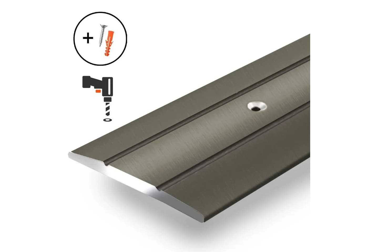 Floordirekt Übergangsprofil Firm C-Form Aluminium 36mm - Bild 3