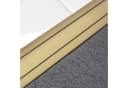 Floordirekt Übergangsprofil Firm C-Form Aluminium Gold Bild 1