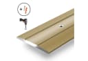 Floordirekt Übergangsprofil Firm C-Form Aluminium Gold Bild 3