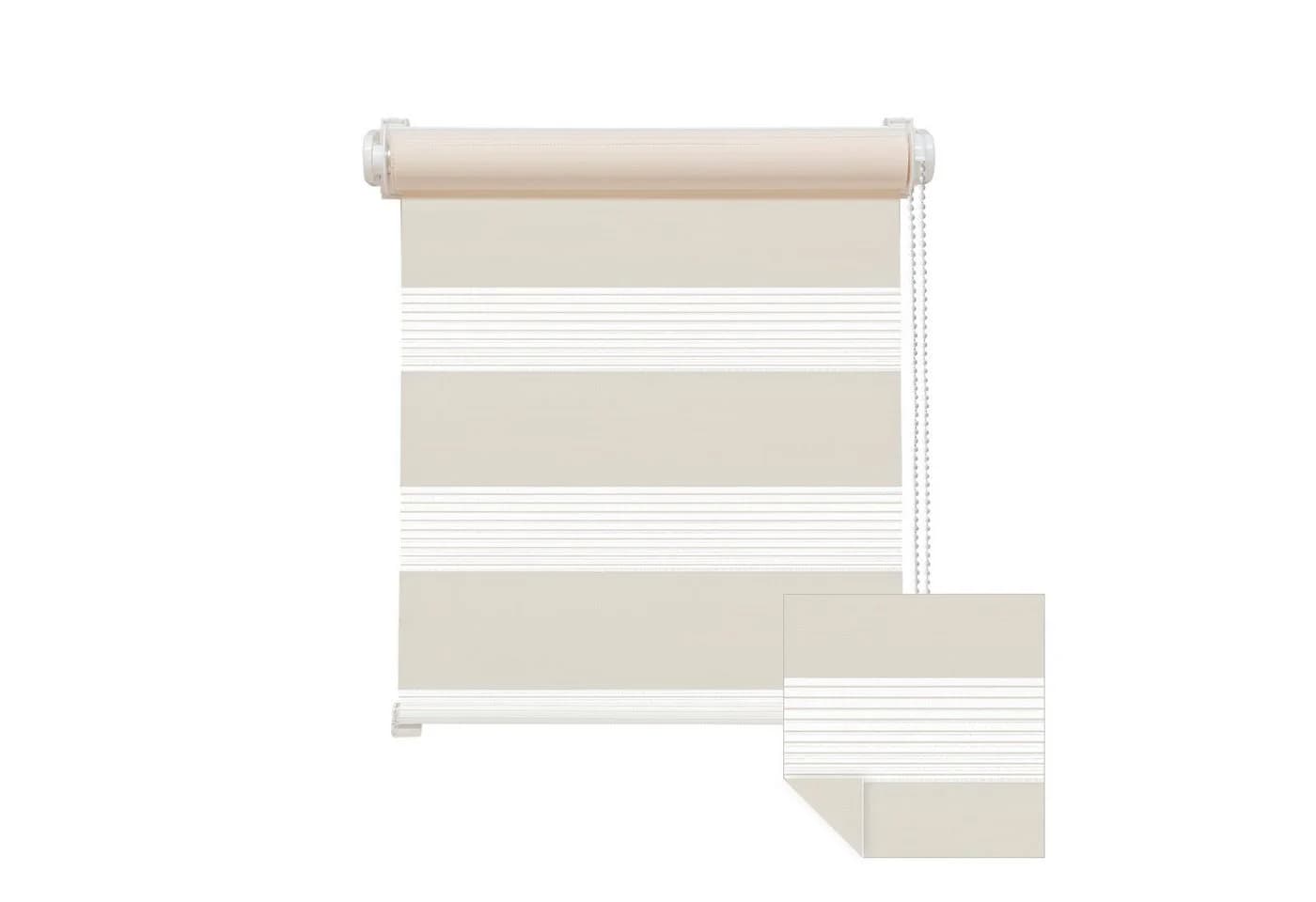 Victoria M. Zevra Doppelrollo Duo Rollo Beige Sichtschutz - Bild 2