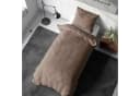 TRENDBUY24 Bettwäsche Garnitur Mikrofaser Beige 2-tlg. Bild 3