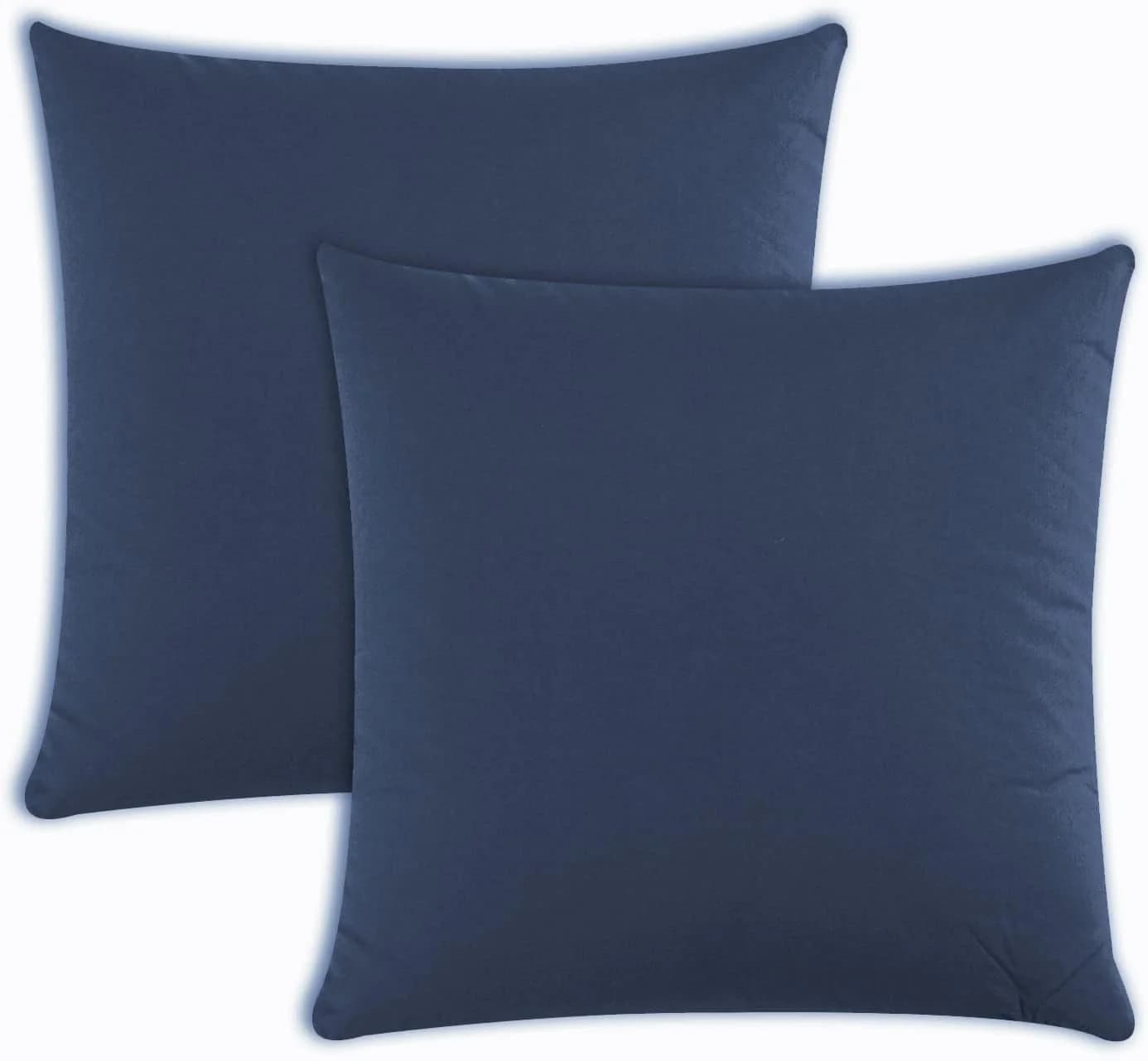 Müskaan Kissenbezug 2er Pack Mikrofaser mit Reißverschluss Blau - Bild 2