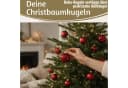 LS-LebenStil Weihnachtsbaumkugel 18-20er Set Glas Rot Ochsenblut 6cm Bild 4