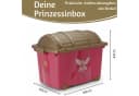 LS-LebenStil Spielzeugtruhe XL Prinzessin Rosa Pink Gold Bild 1