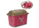 LS-LebenStil Spielzeugtruhe XL Prinzessin Rosa Pink Gold Bild 2