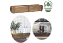 LS-LebenStil Kiste IB Laursen Holz Ziegelform 57cm Unika Braun 2-fach Aufbewahrungsbox Bild 2
