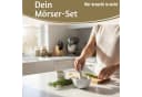 LS-LebenStil Keramik Mörser mit Stößel Set Weiß Bild 3